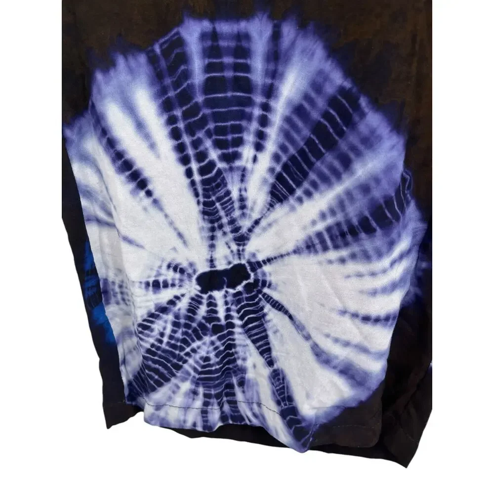 Buyaso pants Ayokun tie dye wide leg blue size Large L - Picture 4 of 6
